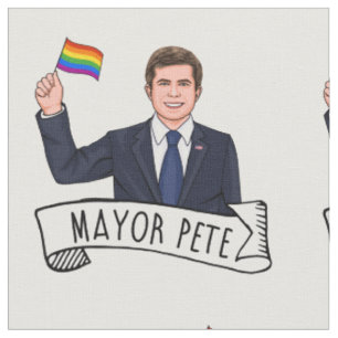 Mayor Pete Pride Fabric