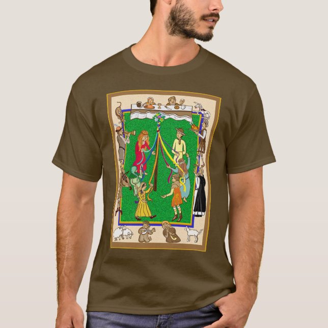 Maypole, Mediaeval Fayre T-Shirt (Front)