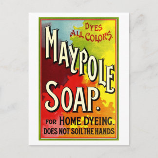 "Maypole Soap Advertisement" Postcard