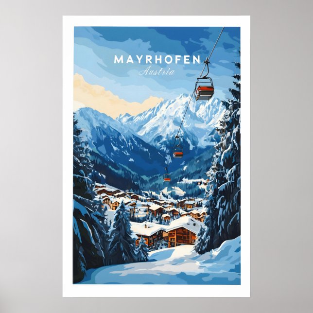 Mayrhofen Ski Print 1 (Front)