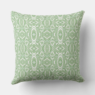 Maz Diamond Neuro Art - Pastel Green White Cushion