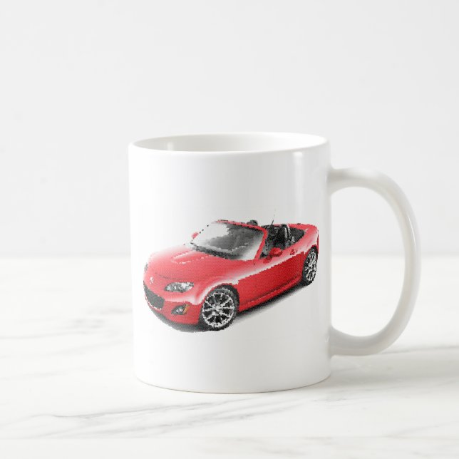 Maz Miata MX5 Eunos Gen3-5 cracked Coffee Mug (Right)