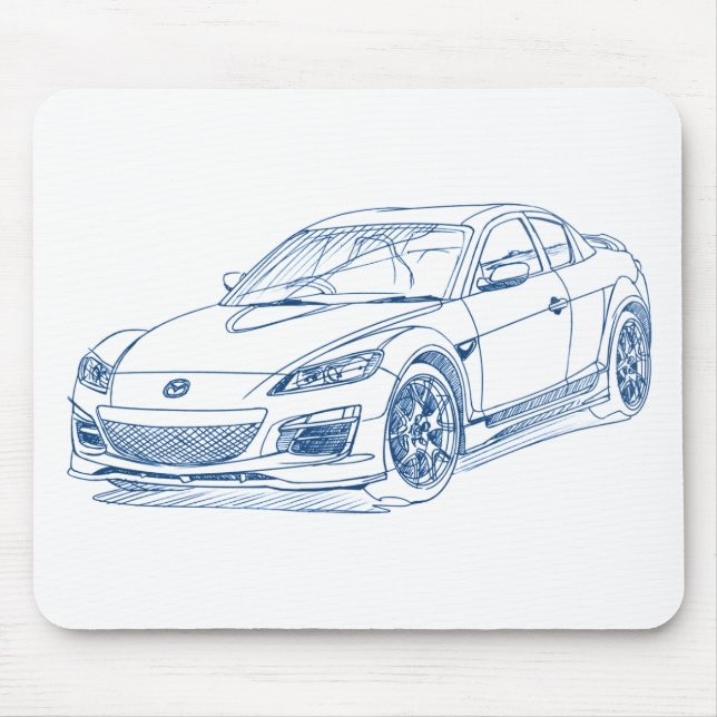 Maz RX8 2009 Mouse Pad (Front)