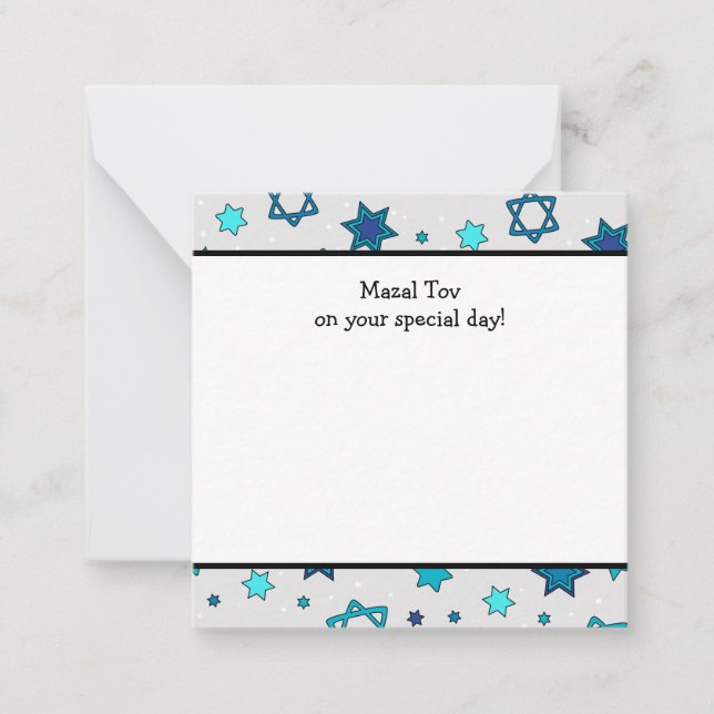Mazal Tov on your Special Day - Flat Note Cards (Front)