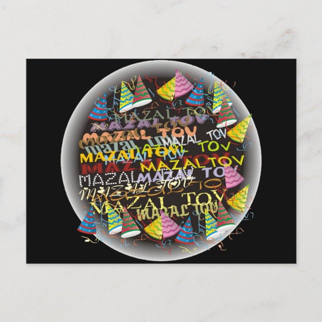 mazal tovs postcard (Front)