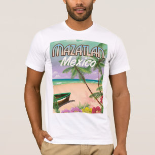 Mazatlan Beach Mexico Beach travel poster T-Shirt