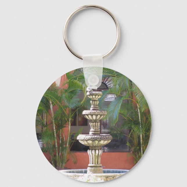 Mazatlan Fountain Key Ring (Front)