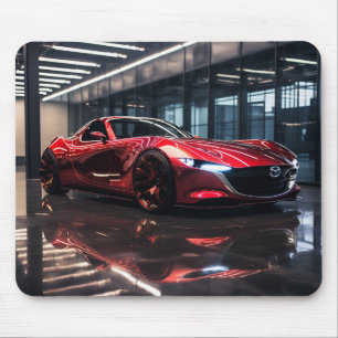 Mazda MX5 Miata Concept in Soul Red Crystal Mouse  Pad