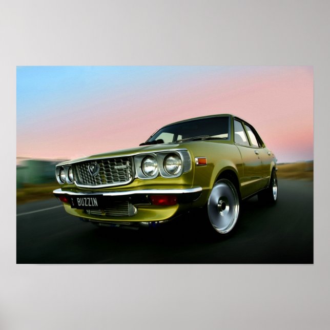 Mazda Rotary Powered RX3 Poster (Front)