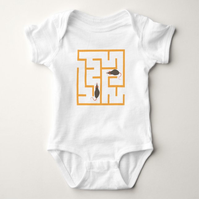 Maze Rats Baby Bodysuit (Front)