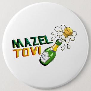 Mazel Tov 6 Cm Round Badge