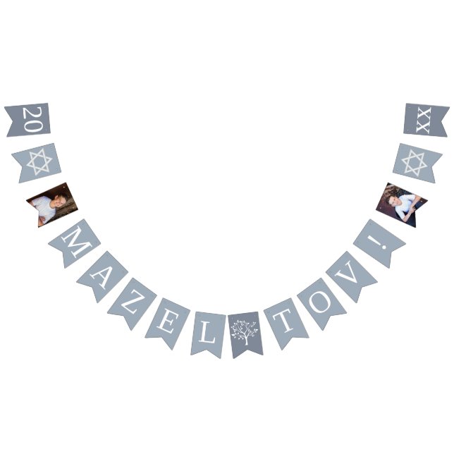 Mazel Tov Bar Mitzvah Celebration Bunting (All)