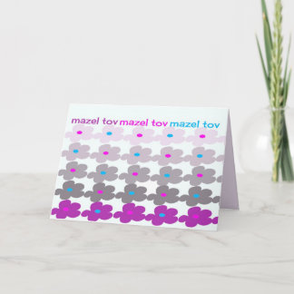 Mazel Tov (Flowers #2) Card