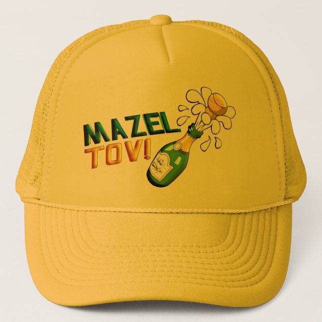 Mazel Tov Trucker Hat (Front)