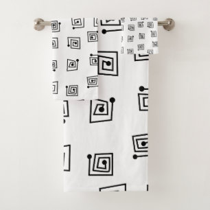 Mazes  bath towel set