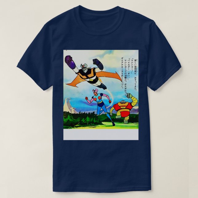 Mazinger Z Diana A Boss Borot Robot T-Shirt (Design Front)