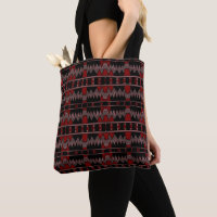 Mazipoodles Afrofuturist Pattern Maroon 2