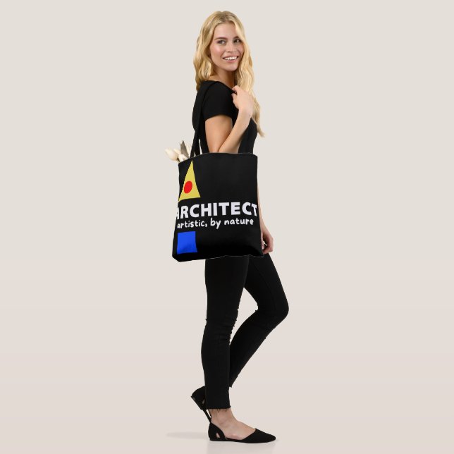 Mazipoodles Architect Artistic Tote Bag (On Model)