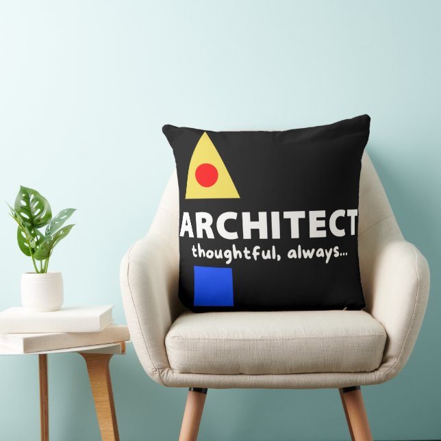 Mazipoodles Architect Thoughtful Cushion (Chair)
