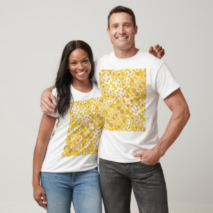 Mazipoodles Botanical Garden - Butterscotch Yellow T-Shirt