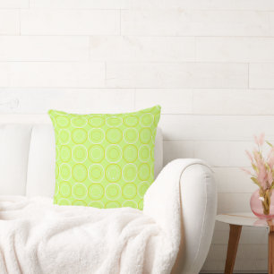 Mazipoodles Cute Circles - Pear Green Cushion