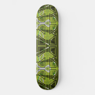 MAzipoodles Diamond Eyes Collage Olive Skateboard