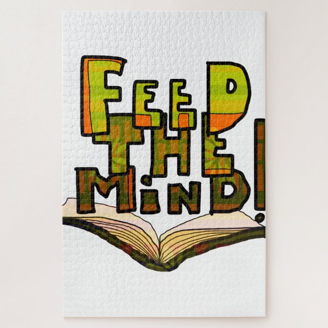 MAZIPOODLES Feed The Mind 006 Jigsaw Puzzle (Vertical)