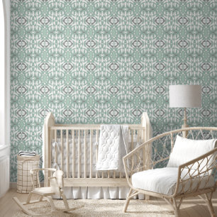 Mazipoodles Neuro Art - Dusty Mint Duck Egg Green  Wallpaper