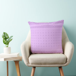 Mazipoodles Squares And Studs - Lilac Cushion