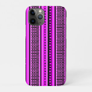 MAZIPOODLES Striped Ribbed Knitting Pattern 001 B  Case-Mate iPhone Case