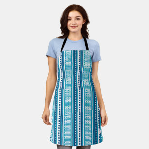 MAZIPOODLES Striped Ribbed Knitting Pattern 088 B Apron