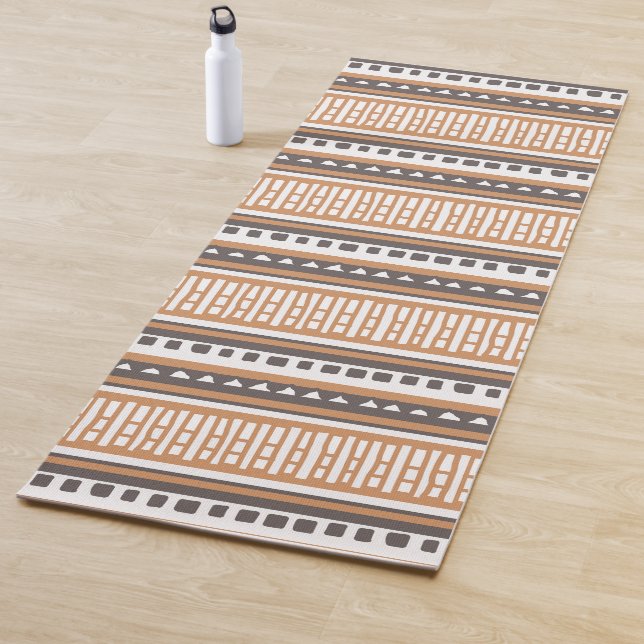 MAZIPOODLES Striped Ribbed Knitting Pattern 120 Yoga Mat (In Situ)