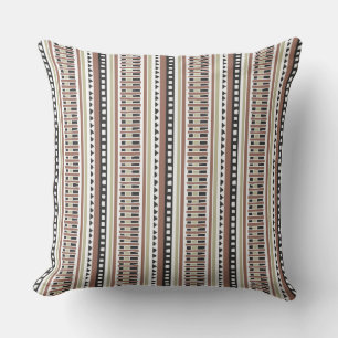 MAZIPOODLES Striped Ribbed Knitting Pattern 174 Cushion