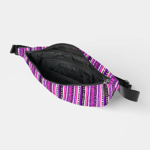 MAZIPOODLES Striped Ribbed Knitting Pattern 194 Bum Bags