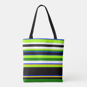 MAZIPOODLES Stripes Spaghetti 09 Women's Tank Top Tote Bag
