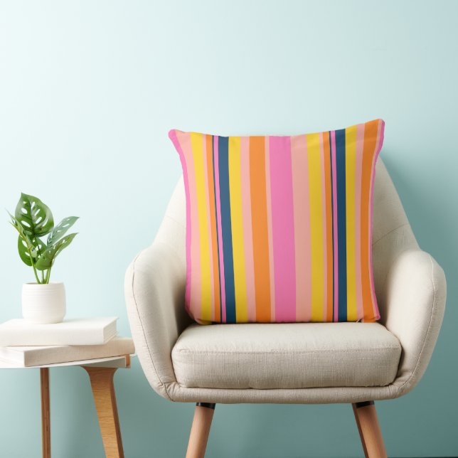 MAZIPOODLES Stripes Spaghetti 15 Cushion (Chair)