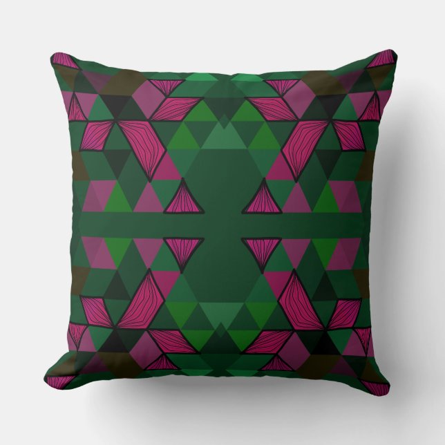 Mazipoodles Triangle Diamond Trapezium 4 Cushion (Front)