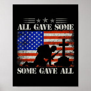 Mb35 All Gave Some - Some Gave All Memorial Day  Poster