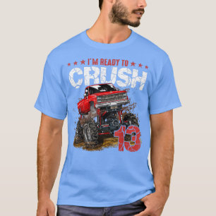 mb 13th Birthday I'm Ready Crush Monster Truck Boy T-Shirt