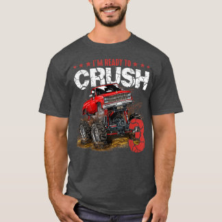mb 3rd Birthday I'm Ready Crush Monster Truck Boys T-Shirt