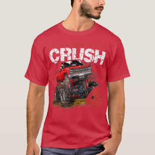 mb 4th Birthday I'm Ready Crush Monster Truck Boys T-Shirt