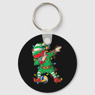 Mb Elf Dabbing Volleyball Player Christmas Dab Xma Key Ring