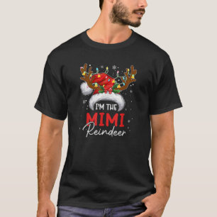 mb I m The Mimi Reindeer Christmas Funny Family Pa T-Shirt