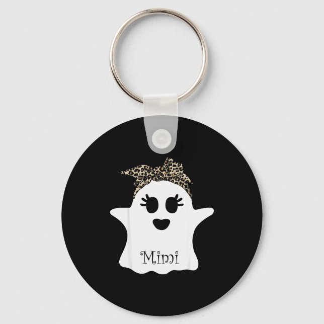 Mb Soky Mimi Ghost Bandana Boo Halloween Family Ma Key Ring (Front)