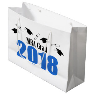 MBA Grad 2018 Graduation Gift Bag (Blue)