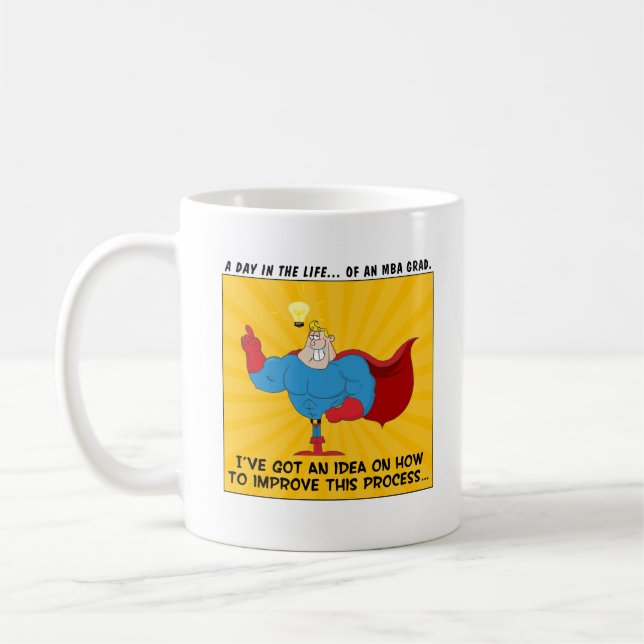 MBA Graduates Know the Answers to All Problems Coffee Mug (Left)