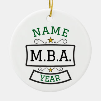 MBA Ornament Graduation Personalised Gift