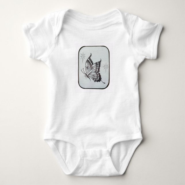 MBC Butterfly Baby One-Piece Bodysuit (Front)