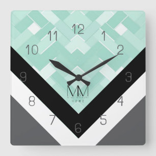 MbM HOME Wall Clock - Mint Madness