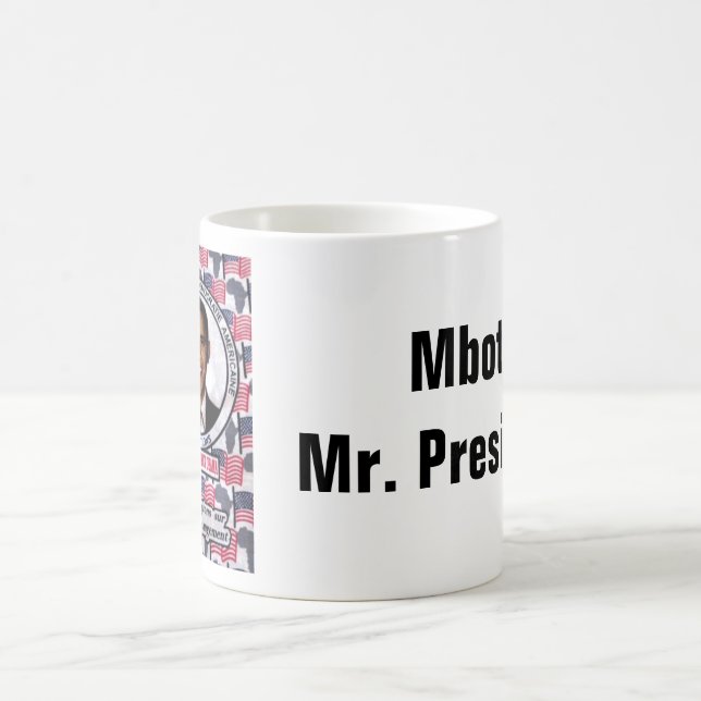 Mbote, Mr. President! Coffee Mug (Center)
